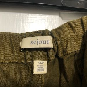 Sejour jogger (plus size) tapered at ankle